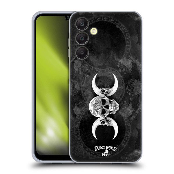 Alchemy Gothic Skull Dark Goddess Moon Soft Gel Case for Samsung Galaxy A25 5G