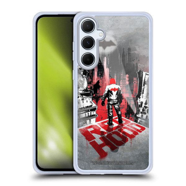 Batman Arkham Knight Graphics Red Hood Soft Gel Case for Samsung Galaxy A55 5G