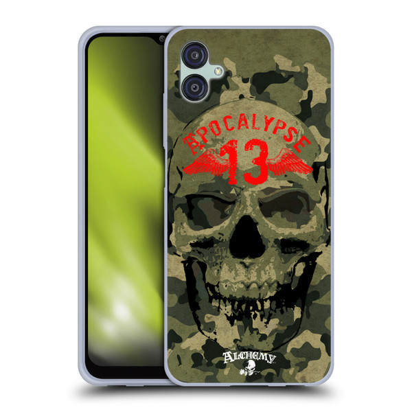 Alchemy Gothic Skull Camo Skull Soft Gel Case for Samsung Galaxy M04 5G / A04e