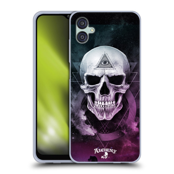Alchemy Gothic Skull The Void Geometric Soft Gel Case for Samsung Galaxy M04 5G / A04e