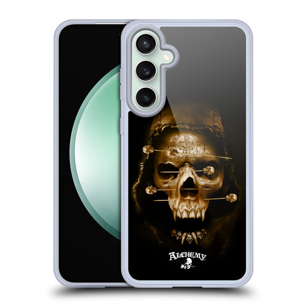 Alchemy Gothic Skull Death Fetish Soft Gel Case for Samsung Galaxy S23 FE 5G