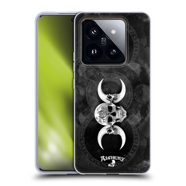 Alchemy Gothic Skull Dark Goddess Moon Soft Gel Case for Xiaomi 14 Pro