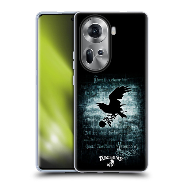 Alchemy Gothic Wing Nevermore Soft Gel Case for OPPO Reno11