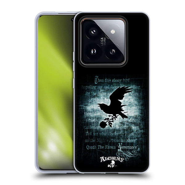 Alchemy Gothic Wing Nevermore Soft Gel Case for Xiaomi 14 Pro