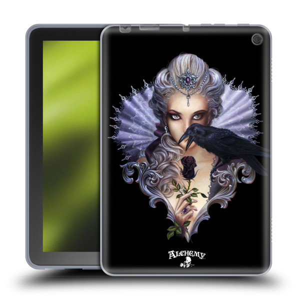 Alchemy Gothic Woman Ravenous Soft Gel Case for Amazon Fire HD 8/Fire HD 8 Plus 2020