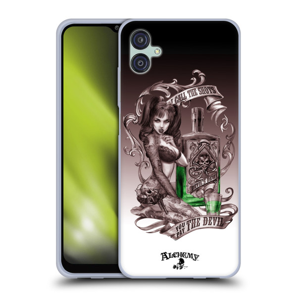 Alchemy Gothic Woman Devil's Green Dew Soft Gel Case for Samsung Galaxy M04 5G / A04e