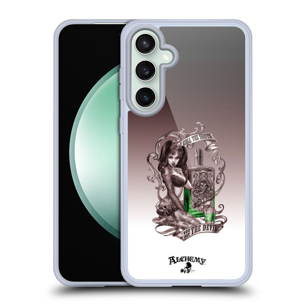 Alchemy Gothic Woman Devil's Green Dew Soft Gel Case for Samsung Galaxy S23 FE 5G