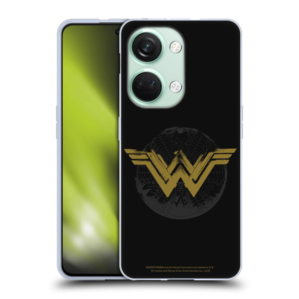 Wonder Woman Movie Logos Distressed Look Soft Gel Case for OnePlus Nord 3 5G