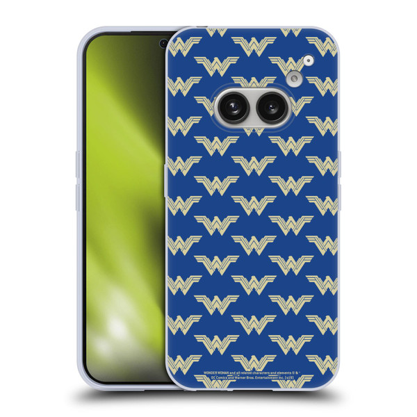 Wonder Woman Movie Logos Pattern Soft Gel Case for Nothing Phone (2a)