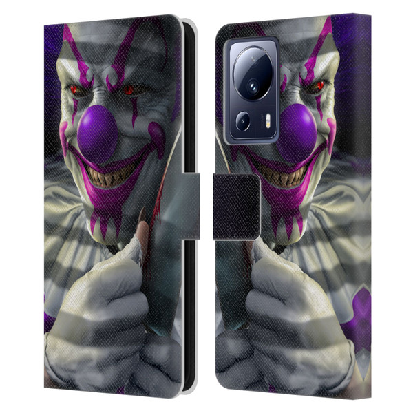 Tom Wood Horror Mischief The Clown Leather Book Wallet Case Cover For Xiaomi 13 Lite 5G