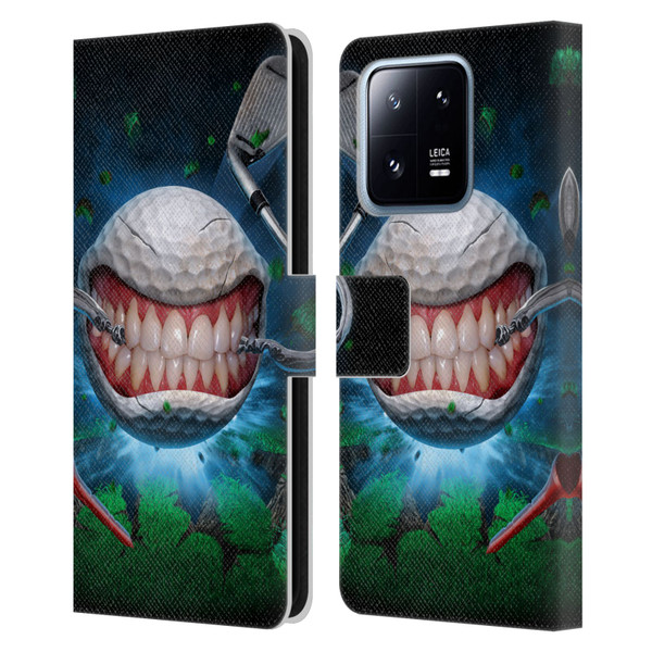 Tom Wood Monsters Golf Ball Leather Book Wallet Case Cover For Xiaomi 13 Pro 5G