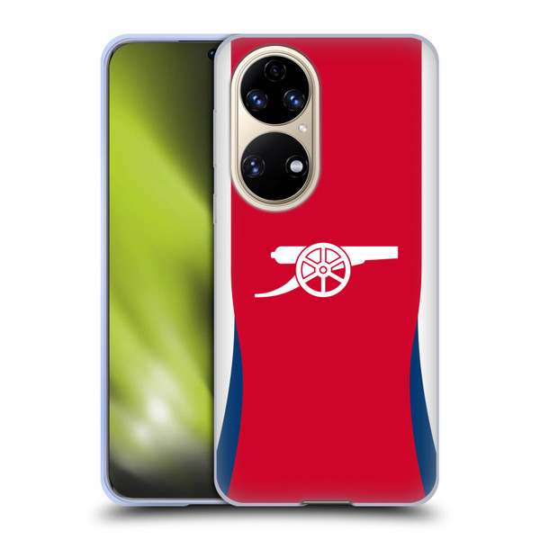Arsenal FC 2024/25 Kit Home Soft Gel Case for Huawei P50