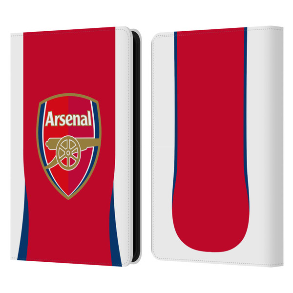 Arsenal FC 2024/25 Crest Kit Home Leather Book Wallet Case Cover For Amazon Kindle 11th Gen 6in 2022