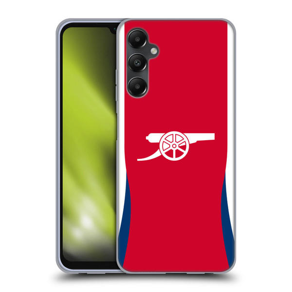 Arsenal FC 2024/25 Kit Home Soft Gel Case for Samsung Galaxy A05s