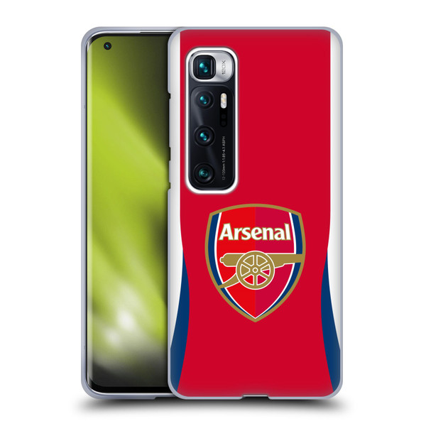 Arsenal FC 2024/25 Crest Kit Home Soft Gel Case for Xiaomi Mi 10 Ultra 5G