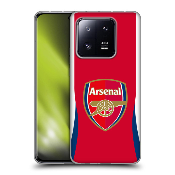 Arsenal FC 2024/25 Crest Kit Home Soft Gel Case for Xiaomi 13 Pro 5G