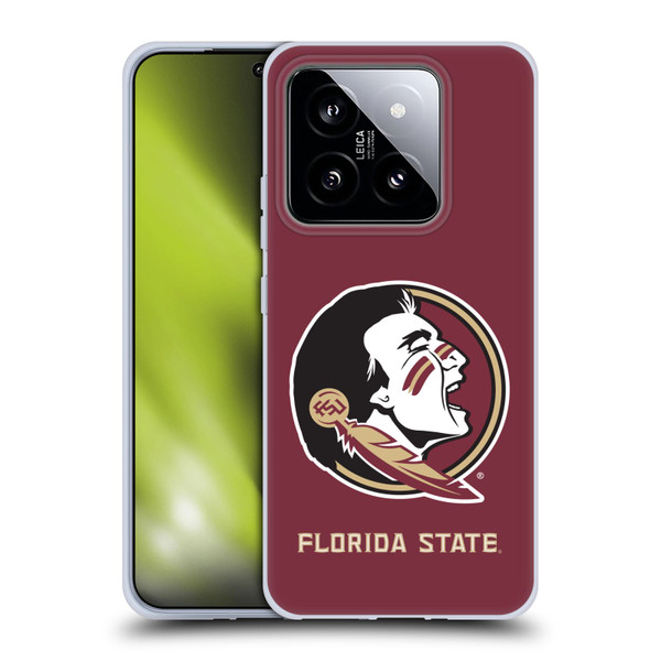Florida State University FSU Florida State University Plain Soft Gel Case for Xiaomi 14