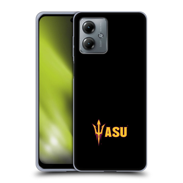 Arizona State University ASU Arizona State University Sun Devils Soft Gel Case for Motorola Moto G14