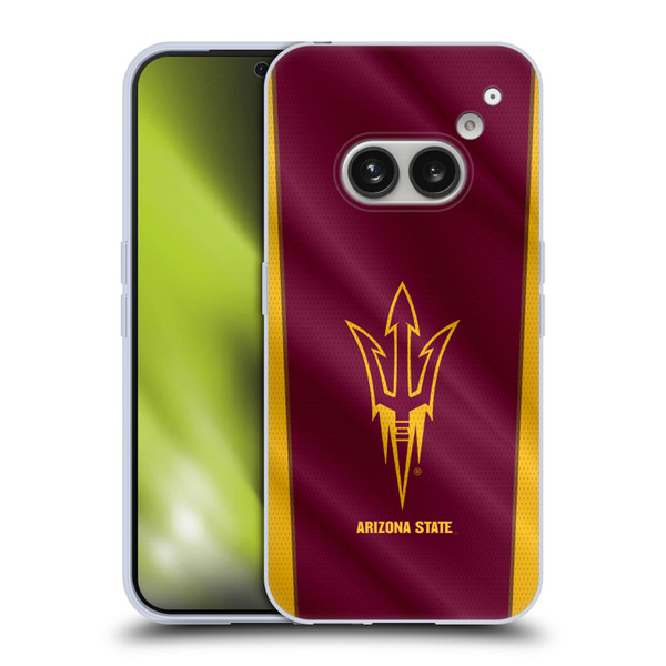 Arizona State University ASU Arizona State University Banner Soft Gel Case for Nothing Phone (2a)