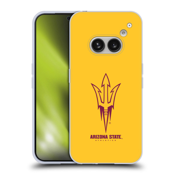 Arizona State University ASU Arizona State University Plain Soft Gel Case for Nothing Phone (2a)