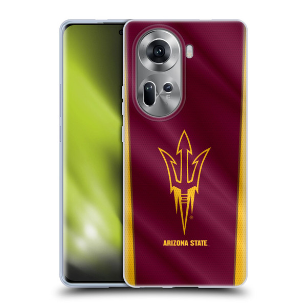 Arizona State University ASU Arizona State University Banner Soft Gel Case for OPPO Reno11