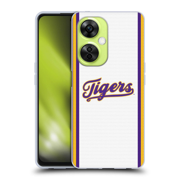 Louisiana State University LSU Louisiana State University Football Jersey Soft Gel Case for OnePlus Nord CE 3 Lite 5G