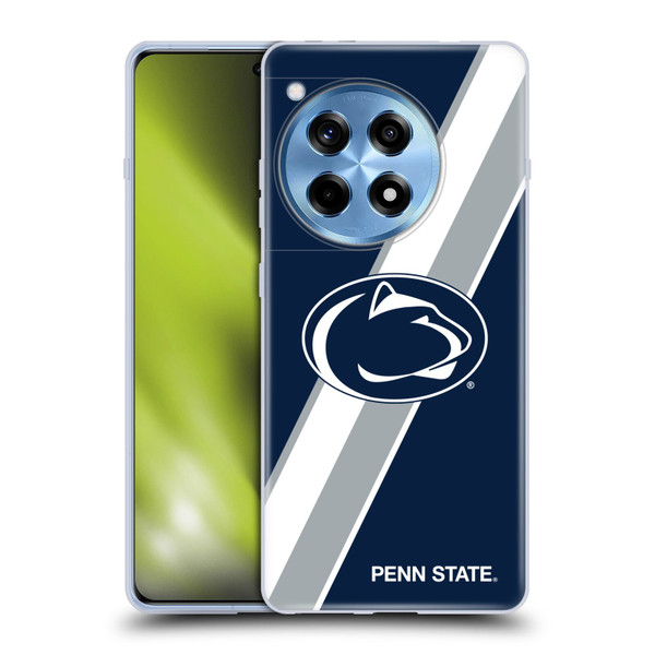 Pennsylvania State University PSU The Pennsylvania State University Stripes Soft Gel Case for OnePlus 12R