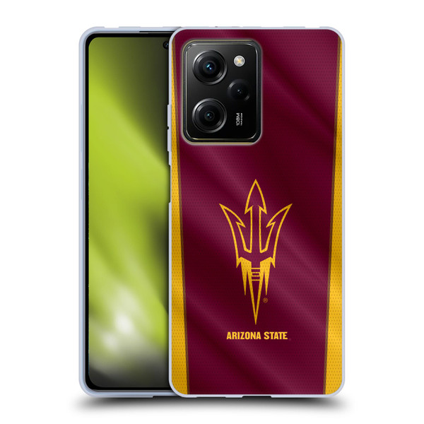 Arizona State University ASU Arizona State University Banner Soft Gel Case for Xiaomi Redmi Note 12 Pro 5G