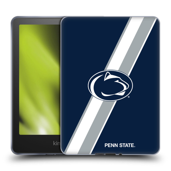 Pennsylvania State University PSU The Pennsylvania State University Stripes Soft Gel Case for Amazon Kindle Paperwhite 5 (2021)