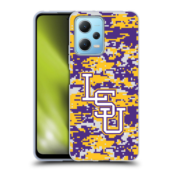 Louisiana State University LSU Louisiana State University Digital Camouflage Soft Gel Case for Xiaomi Redmi Note 12 5G