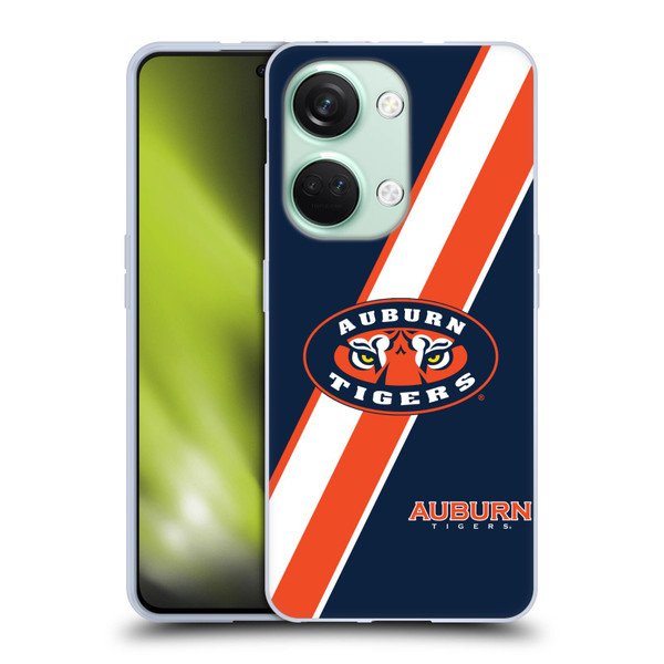 Auburn University AU Auburn University Stripes Soft Gel Case for OnePlus Nord 3 5G