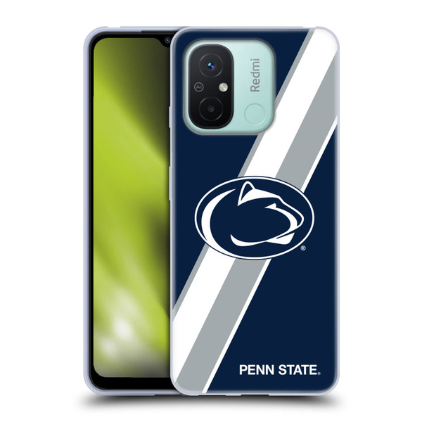 Pennsylvania State University PSU The Pennsylvania State University Stripes Soft Gel Case for Xiaomi Redmi 12C