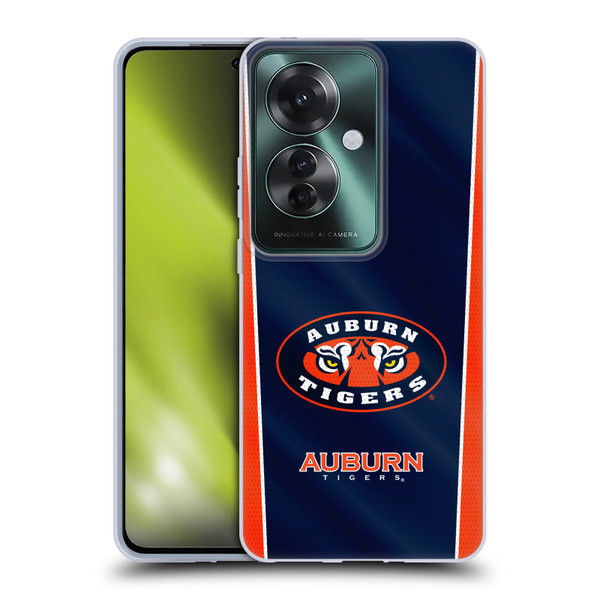 Auburn University AU Auburn University Banner Soft Gel Case for OPPO Reno11 F 5G / F25 Pro 5G