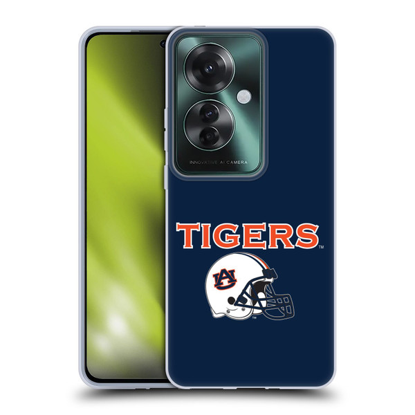 Auburn University AU Auburn University Helmet Logotype Soft Gel Case for OPPO Reno11 F 5G / F25 Pro 5G