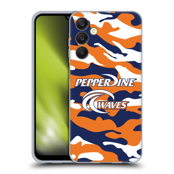 Pepperdine University Pepperdine University Art Camou Soft Gel Case for Samsung Galaxy A25 5G