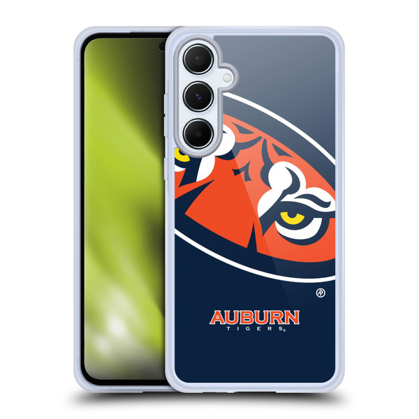 Auburn University AU Auburn University Oversized Icon Soft Gel Case for Samsung Galaxy A55 5G