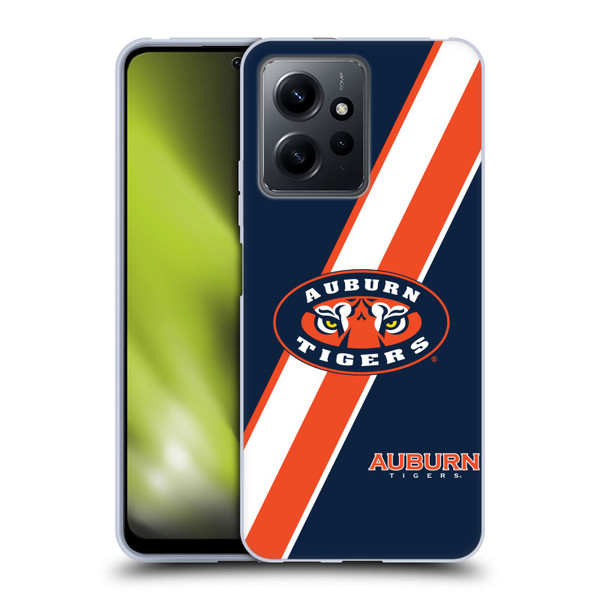 Auburn University AU Auburn University Stripes Soft Gel Case for Xiaomi Redmi Note 12 4G