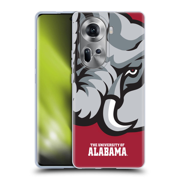 University Of Alabama UA The University Of Alabama Oversized Icon Soft Gel Case for OPPO Reno11