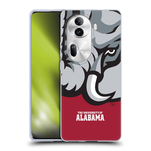 University Of Alabama UA The University Of Alabama Oversized Icon Soft Gel Case for OPPO Reno11 Pro