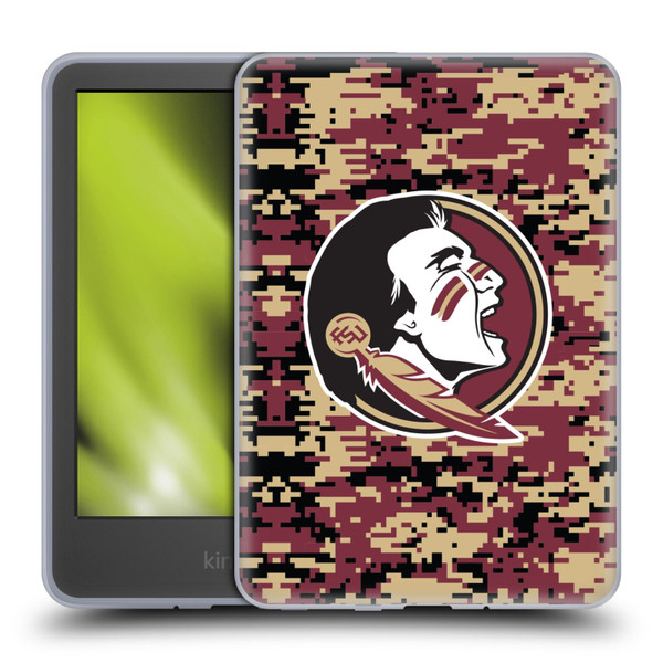 Florida State University FSU Florida State University Digital Camouflage Soft Gel Case for Amazon Kindle 11th Gen 6in 2022