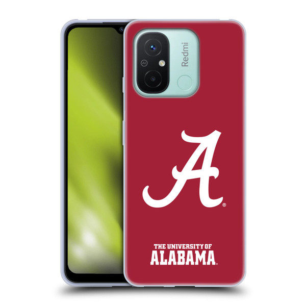 University Of Alabama UA The University Of Alabama Plain Soft Gel Case for Xiaomi Redmi 12C