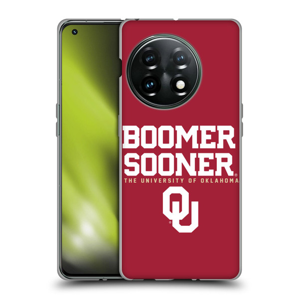 University of Oklahoma OU The University of Oklahoma Boomer Sooner Soft Gel Case for OnePlus 11 5G