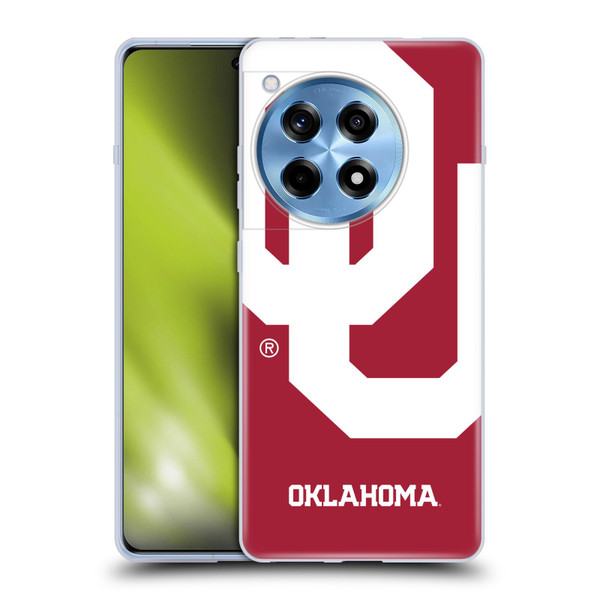 University of Oklahoma OU The University of Oklahoma Oversized Icon Soft Gel Case for OnePlus 12R