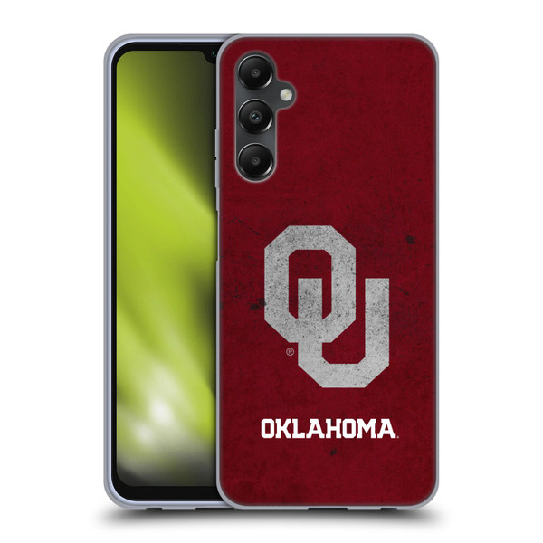 University of Oklahoma OU The University of Oklahoma Distressed Look Soft Gel Case for Samsung Galaxy A05s