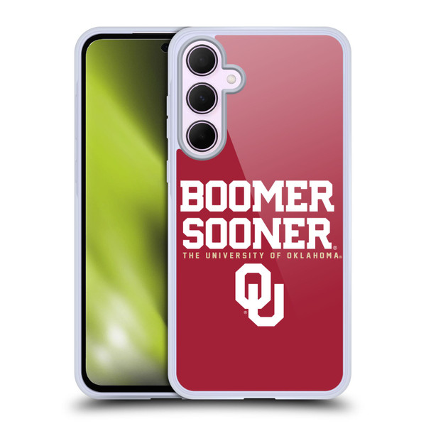 University of Oklahoma OU The University of Oklahoma Boomer Sooner Soft Gel Case for Samsung Galaxy A35 5G