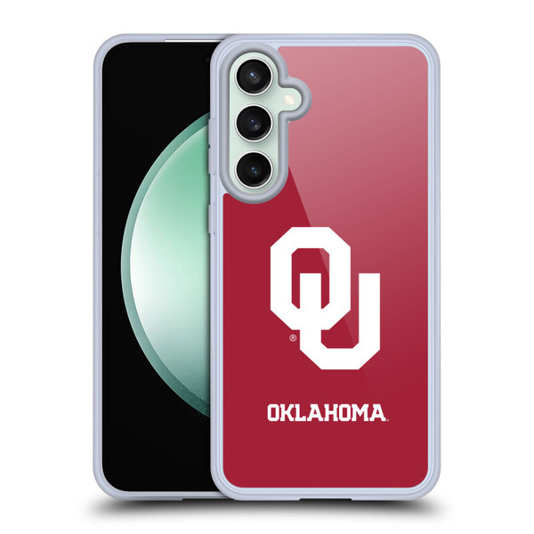 University of Oklahoma OU The University of Oklahoma Plain Soft Gel Case for Samsung Galaxy S23 FE 5G