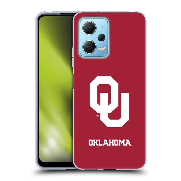 University of Oklahoma OU The University of Oklahoma Plain Soft Gel Case for Xiaomi Redmi Note 12 5G