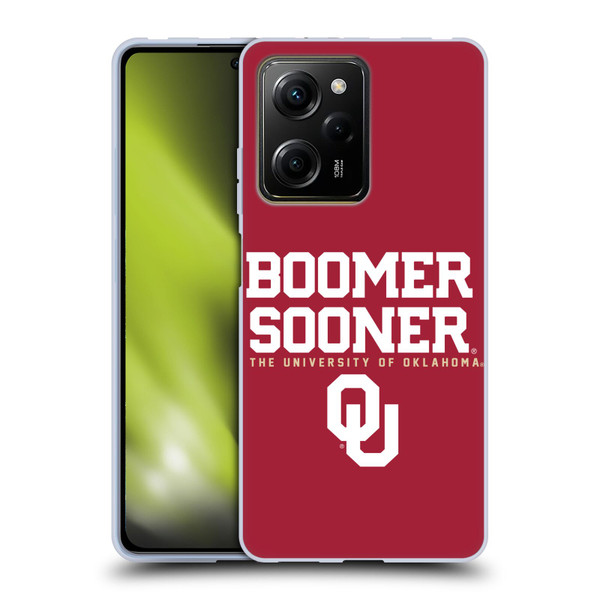 University of Oklahoma OU The University of Oklahoma Boomer Sooner Soft Gel Case for Xiaomi Redmi Note 12 Pro 5G