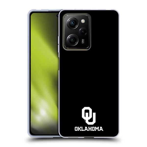 University of Oklahoma OU The University of Oklahoma Logo Soft Gel Case for Xiaomi Redmi Note 12 Pro 5G