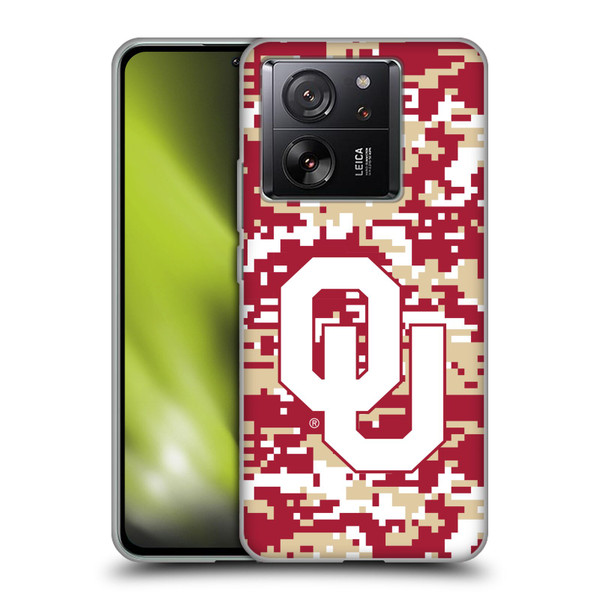 University of Oklahoma OU The University of Oklahoma Digital Camouflage Soft Gel Case for Xiaomi 13T 5G / 13T Pro 5G